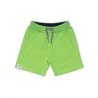 Green plush Bermuda shorts for boy Diving Adventures 