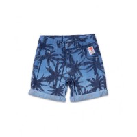 Blue twill Bermuda shorts for boy Spring Break  