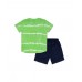 Green knitted set for boy Diving Adventures 