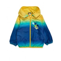 Tiny Critters boy's yellow and blue windbreaker  