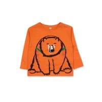 Trecking Time boy's orange knit t-shirt  