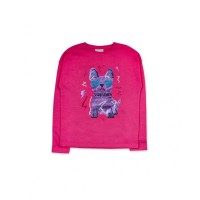 Pink knitted t-shirt for girl Fav Things 