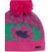 Wild Flower girl's pink tricot hat and scarf 