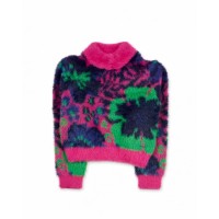 Wild Flower girl's pink tricot sweater 