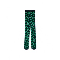 Wild Flower girl's green tights  