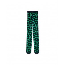 Wild Flower girl's green tights  