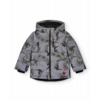 REFLECTIVE PADDED JACKET SKI DARK RIDER