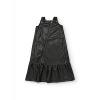 FAUX LEATHER DRESS NIGHT DIVE INTO THE NIGHT 