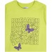 Yellow knit T-shirt for girl Digital Dreamer