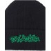 Black knitted hat and scarf for boy SK8 Park 