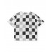 Black white knit t-shirt for boy Race Car collection 