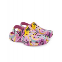 Lilac rubber clogs for girl Flamingo Mood collection 