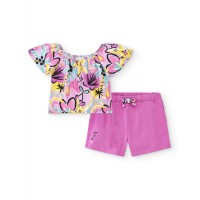 Set floral for girls Flamingo mood collection