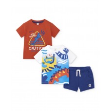 Blue red knit set for boy Salty Air collection 