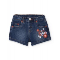 Blue denim shorts for girls Salty Air collection