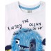 White knit t-shirt for boy Ocean Wonders collection 