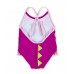 Girl's lilac swimsuit Ocean Wonders collection 