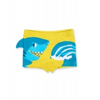 Yellow boxer swimsuit for boy Laguna Beach collection  