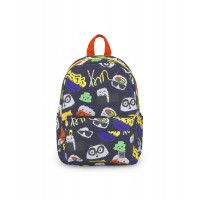 Black backpack for boy sushi collection