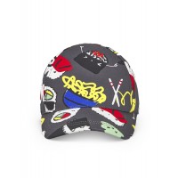 Black twill cap for boy sushi collection