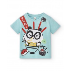 Blue knitted t-shirt for boy Hey Sushi collection 