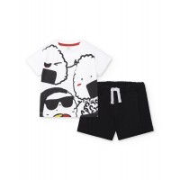 Black white knit set for boy Hey Sushi collection 