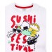 White gray red knit set for boy Hey Sushi collection 