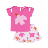 EMC PINK FLORAL NEW BORN SET