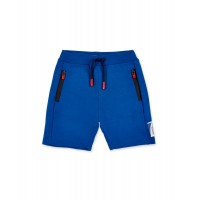 Blue knit bermuda for boy Kayak Club collection 