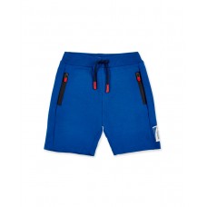 Blue knit bermuda for boy Kayak Club collection 