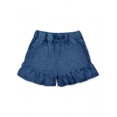 Navy knit shorts for girl California Chill collection