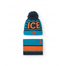 ICE BRAKER KNITTED HAT AND SCARF