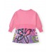 Pink dress for girls with graphic print from the Stay Crazy collection