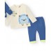 NATURAL PLUSH TRACKSUIT AND T-SHIRT NEW BORN 