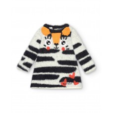 CARTOON CALLING KNITTED DRESS