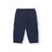  Boys' jogger pants in navy blue with cargo pockets from the Big Brains collection 