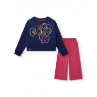 Sweatshirt and culottes set for girls from the Cold Days collection 