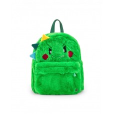 Children's backpack in green with dinosaur design from the Cyber ​​Dino collection 