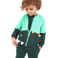 CYBER DINO KNITTED FLEECE JOGGING SUIT