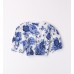 BLUE WHITE FLORAL SHIRT IDO