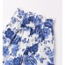 BLUE WHITE FLORAL SHORTS IDO