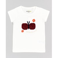 ECRU T-SHIRT FOR GIRLS