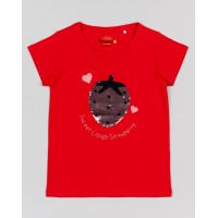 RED T-SHIRT FOR GIRLS