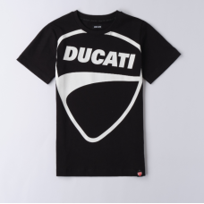 FULL LOGO DUCATI BLACK T-SHIRT