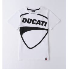 FULL LOGO DUCATI WHITE T-SHIRT