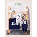 Overalls style baby romper boy IDO