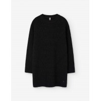 BLACK KNIT DRESS LOSAN