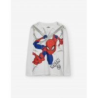 WHITE SPIDER MAN T-SHIRT