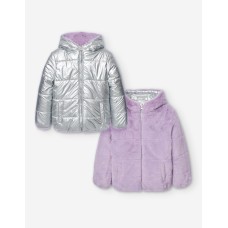 GREY PUFFER FOR GIRLS LOSAN