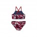 BLUE FLOWERS BIKINI FOR GIRLS SEA LOVERS 